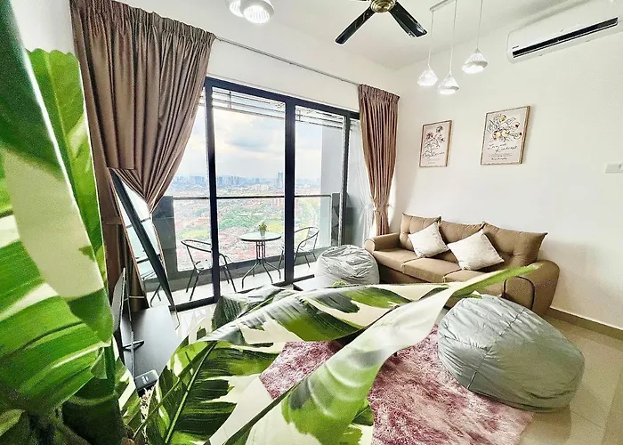 Cozy 1-7 Pax Sunway Pyramid 2Room Wifi Tv Balcony