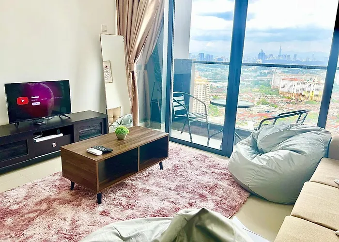 Cozy 1-7 Pax Sunway Pyramid 2Room Wifi Tv Balcony