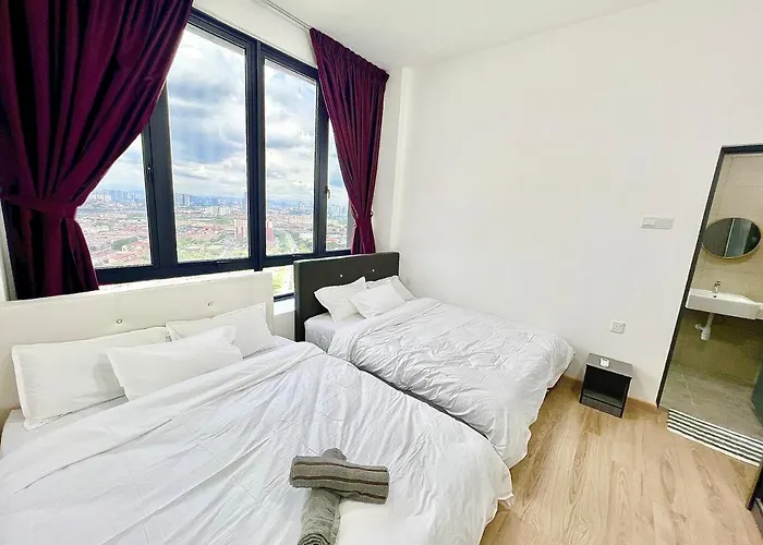 Cozy 1-7 Pax Sunway Pyramid 2Room Wifi Tv Balcony