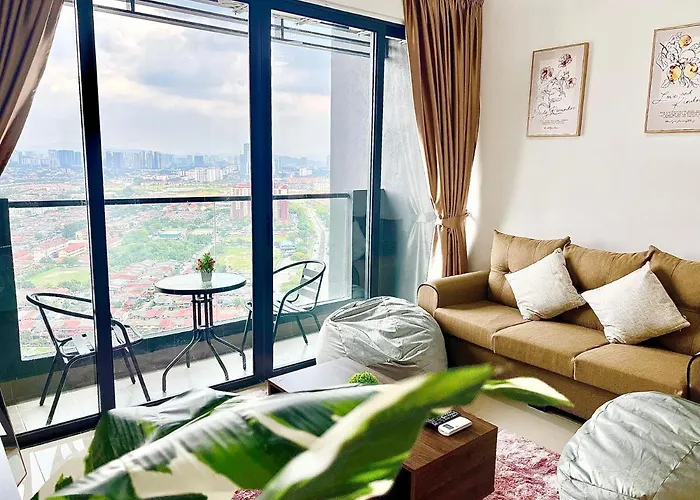 Cozy 1-7 Pax Sunway Pyramid 2Room Wifi Tv Balcony